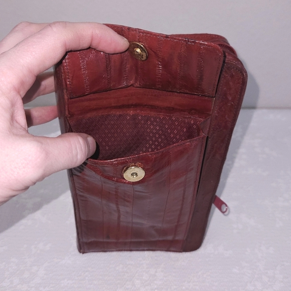 Vintage EEL Skin Clutch - Picture 6 of 16